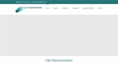 Desktop Screenshot of cu-pleisterwerken.be